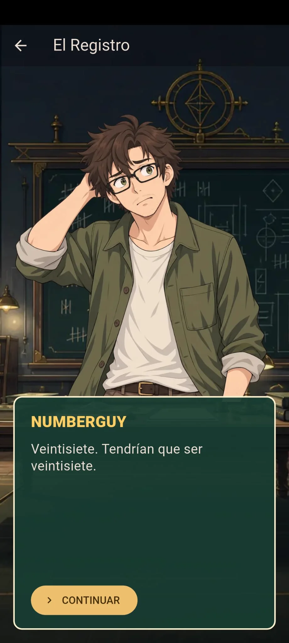Numberguy speaking inside the Registry